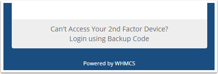 The link to click on the login page