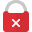 A red SSL monitoring padlock icon