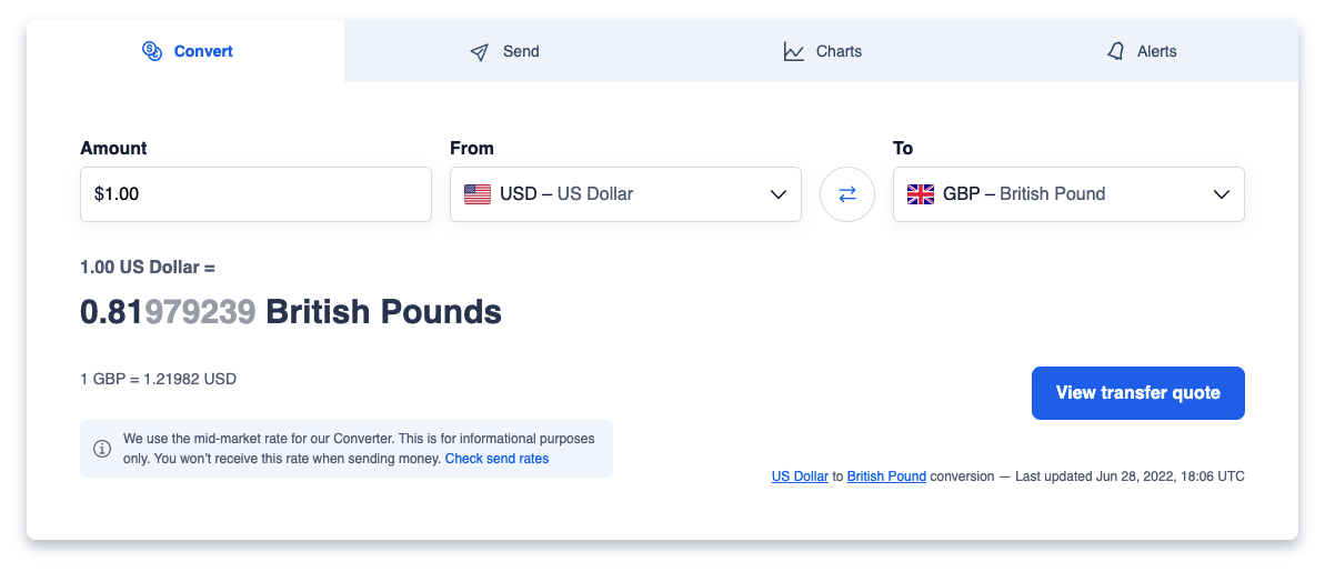 The Universal Currency Converter